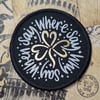 Say Why, Say When, Say Where - campfire songbook patch / badge