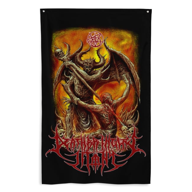 Impaler wall flag