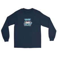 Image 7 of COMPACT CAR PIZZA DELIVERY LONG SLEEVE SHIRT