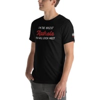 Image 4 of Im the nicest asshole embroidered t-shirt