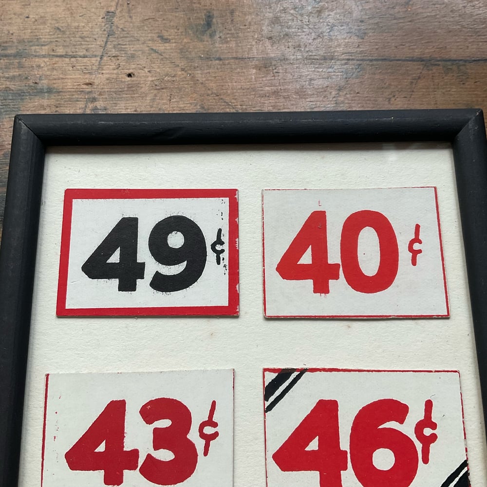 Image of Framed Prices