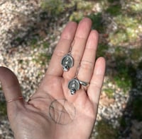 Image 4 of White buffalo earrings 