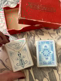 Image 3 of Boîte ancienne de 2 jeux de patience, Dondorf, rare, 1900