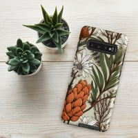 Image 7 of Art Nouveau Inspired Light and Airy Boho Floral Sketch Tough case for Samsung®