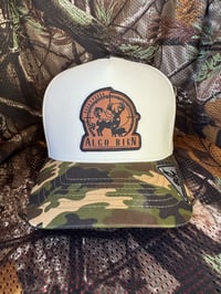 Image 1 of Algo Bien Logo - Natural/Green Camo (Rawhide)