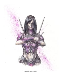 Image 5 of Mortal Kombat (female ninjas) Signed Art Print