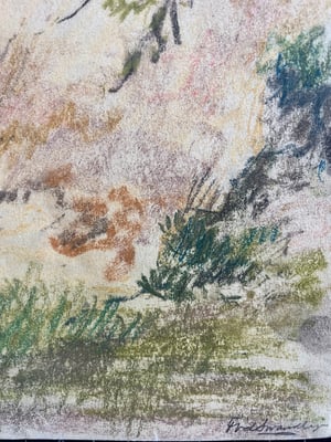 Image of VINTAGE DUTCH DRAWING: LANDSCAPE #11