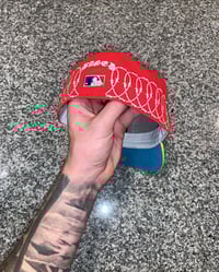 Image 4 of BLUE BRIM BEACH BALL NY YANKEES CUSTOM FITTED 