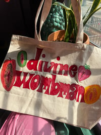 Image 2 of 🍒🍓🍊 DIVINE WOMBMAN TOTE 🥝🍑🍋