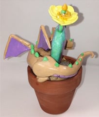 Image of Purple Prickly Pear Cactus (Candy Wrapper)