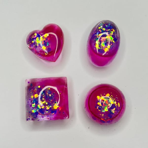Image of jibbitz rose, lot de 4