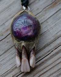 Image 12 of Nebula and bone pendant 