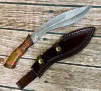 Image 1 of 512 layer Damascus Kukri 