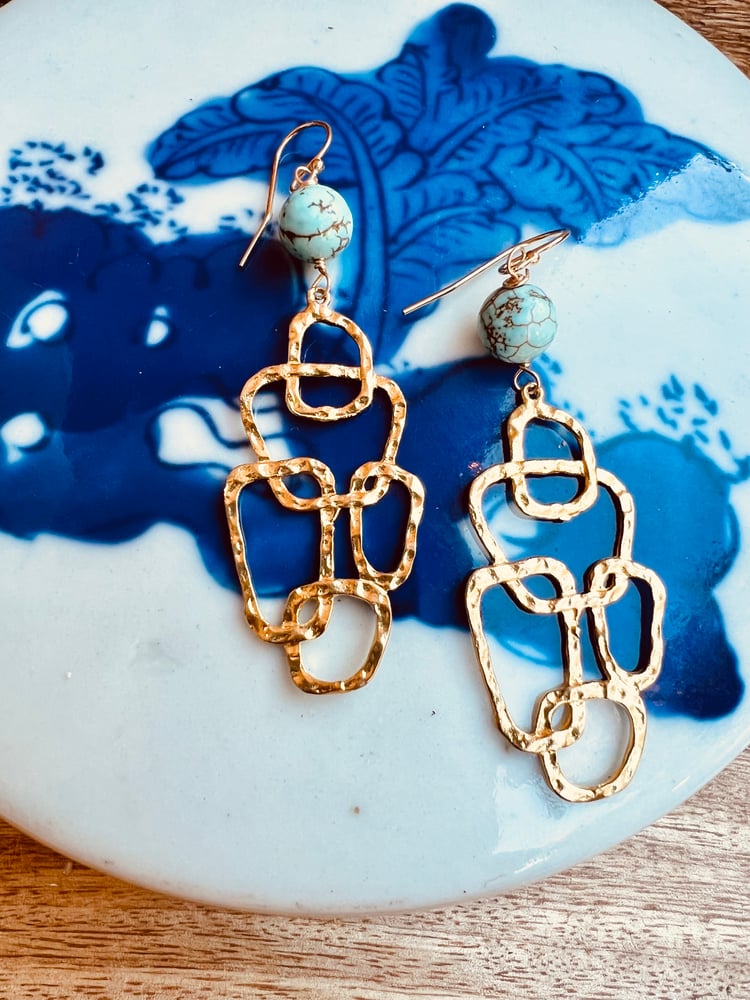 Image of Forest Gold earrings 