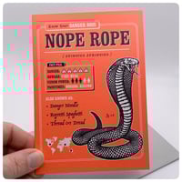 Image 1 of Danger Bois Greeting card, Snake