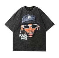 Travis Scott oversized washed vintage shirt 