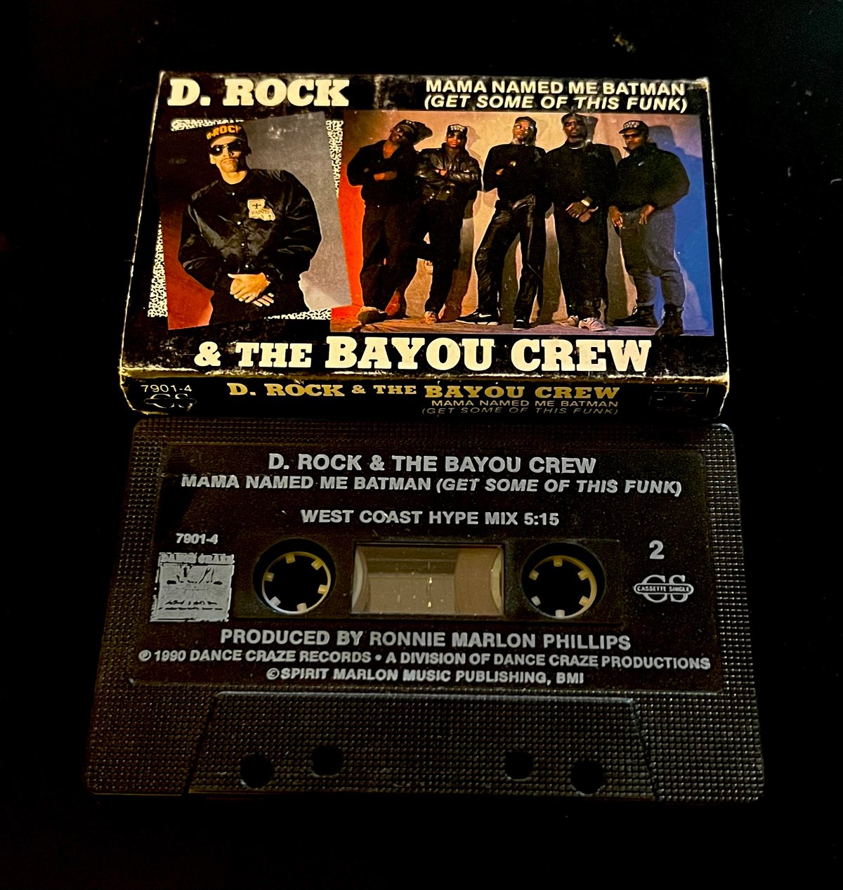 Image of D.Rock & The Bayou Crew “MAMA NAMED ME BATMAN”