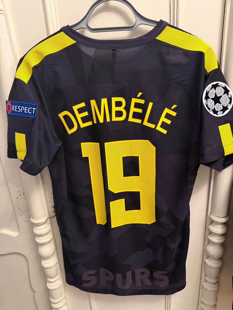 Image of PRE ORDER: Tottenham Hotspur “DEMBÉLÉ 19” 2017/18 Vaporknit Third Shirt + UCL patches (M)