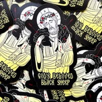 God's Beloved Black Sheep Sticker