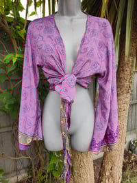 Image 6 of Stevie sari top - pink- reduced