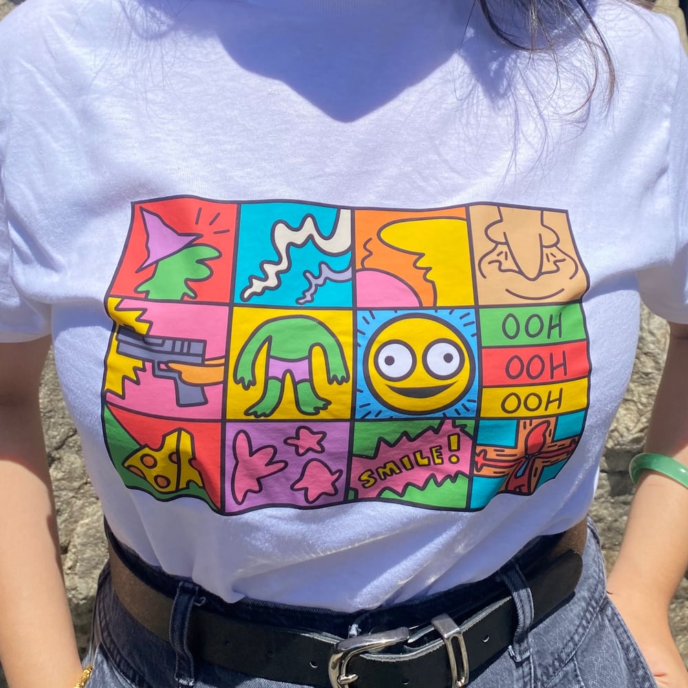 Image of Keith Haring x Smiling Friends Shirt