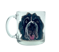 Image 1 of Hand Painted Glass Mug 