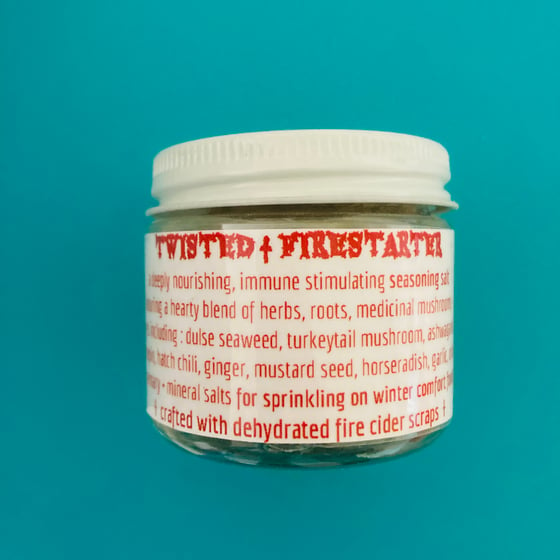 Image of twisted fire starter seasoning salt 