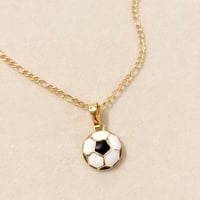 Image 1 of Soccer Ball Necklace
