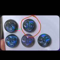 Image 1 of Reserved for Lucy - Adjustable moon face bangle 8” 