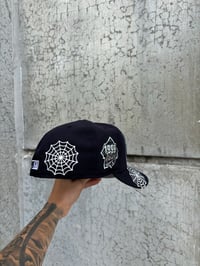 Image 3 of NAVY GRAFFITI NEW YORK YANKEES CUSTOM FITTED CAPS 
