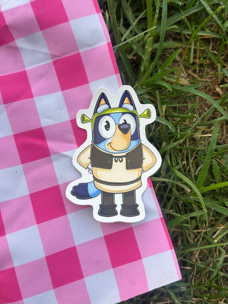 Image of Blue Ogre Sticker