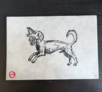 Image 1 of Bite The Hand That Feeds You Lino Print