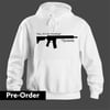 Tyrant Hunter Ar15 Hoodie - White