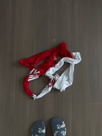 red & white shirt (OS) 