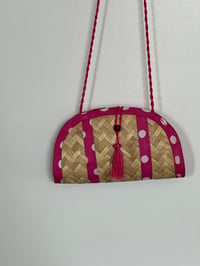 Image 3 of Pink Polka Dot Mini Purse