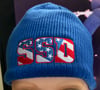 Blue New Era SSD Democracy Knit Beanie with Rear “Vote Blue” logo