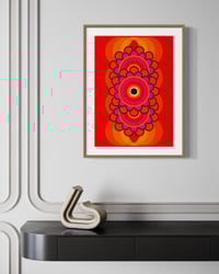 Image 4 of 'Awakened' 250gsm Matt Art Print Vintage Groove Design
