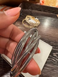 Image 2 of stretch bangles silver 