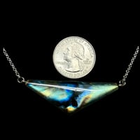 Image 4 of Labradorite Necklace (#29)