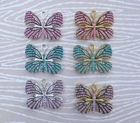 Image 1 of Colorful butterfly charms LIMITED STOCK