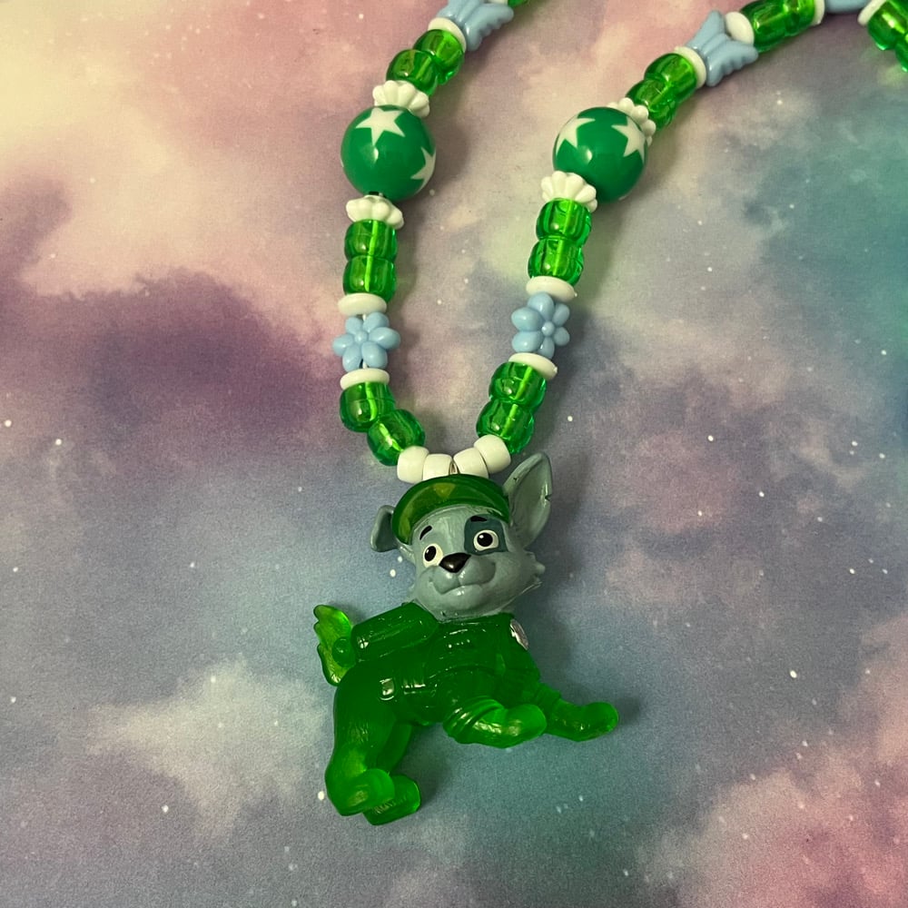 Image of Paw Patrol Puppy Kandi Necklace