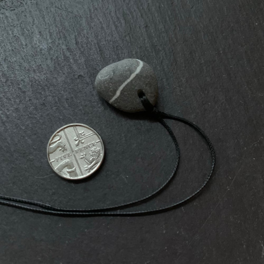 Image of Striped stone necklace