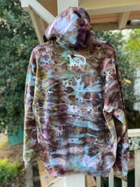 Image 4 of Large Live Fast Eat Trash Tie Dye Hoodie