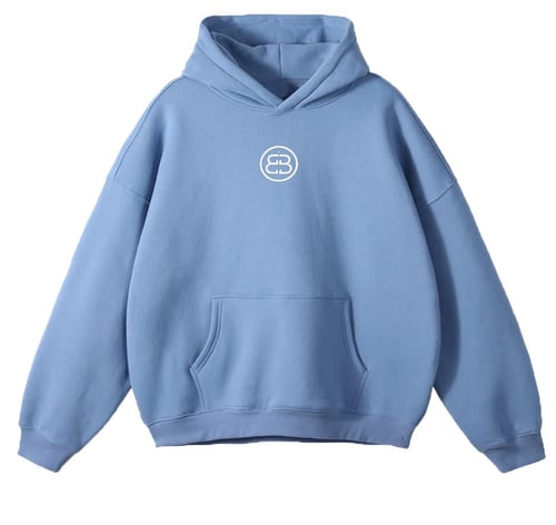 Image of Oversized  Baby blue  hoodie