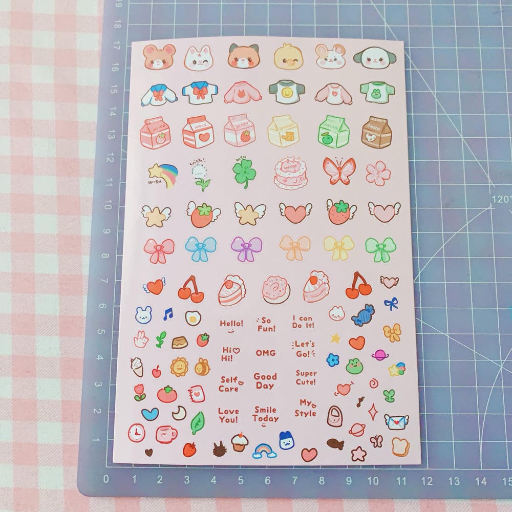 Image of 100+ Cute Day Deco Sticker Collection