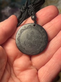 Buddah shungite necklace 