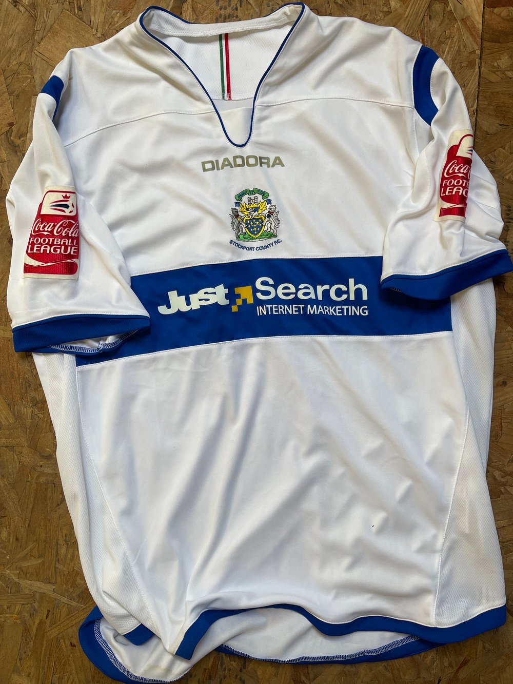 Match Worn 2007/08 Diadora Away Shirt