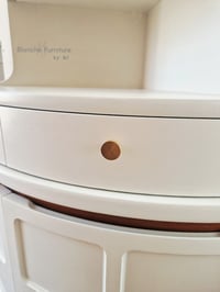 Image 5 of Mid Century Modern Luxury Corner Drinks Cabinet by Nathan - Stone Vintage Cocktail Display Unit