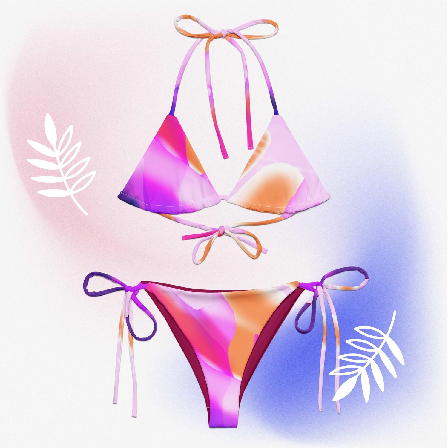 Image of Purple Dream string bikini
