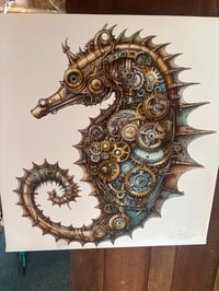 Image 1 of Sea horse print 